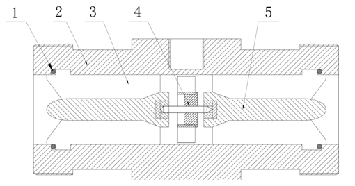 foctur dn15-dn50传感器结构示意图